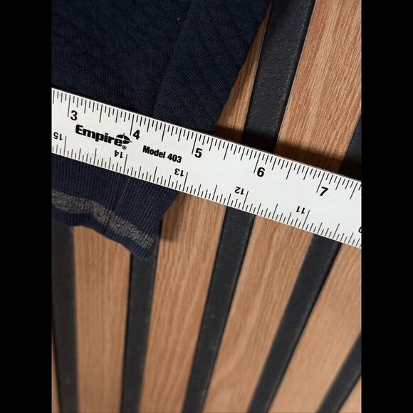 Ted Baker Joggers 32R Mens Blue Navy Quilted Back Pocket Zip - Picture 6 of 10